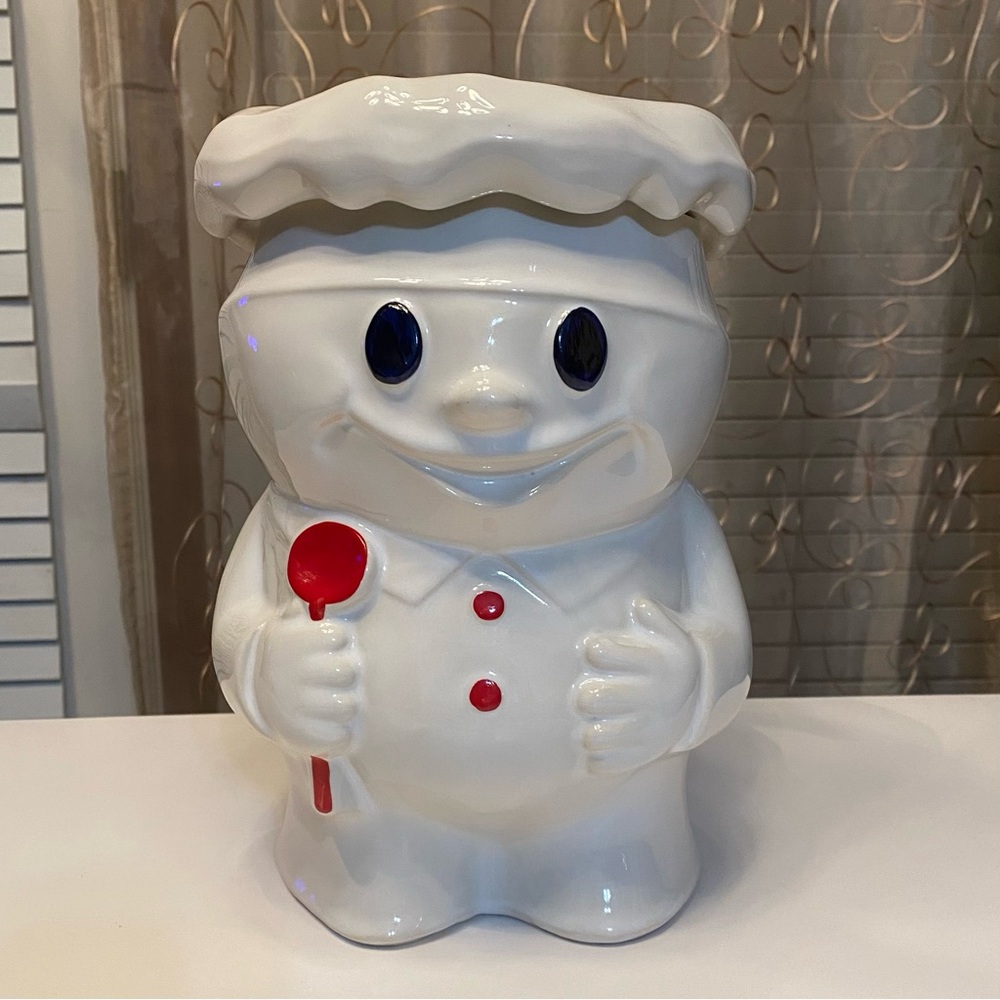 Vintage Cookie Jar, Pillsbury Doughboy, ceramic, McCoy brand, retired